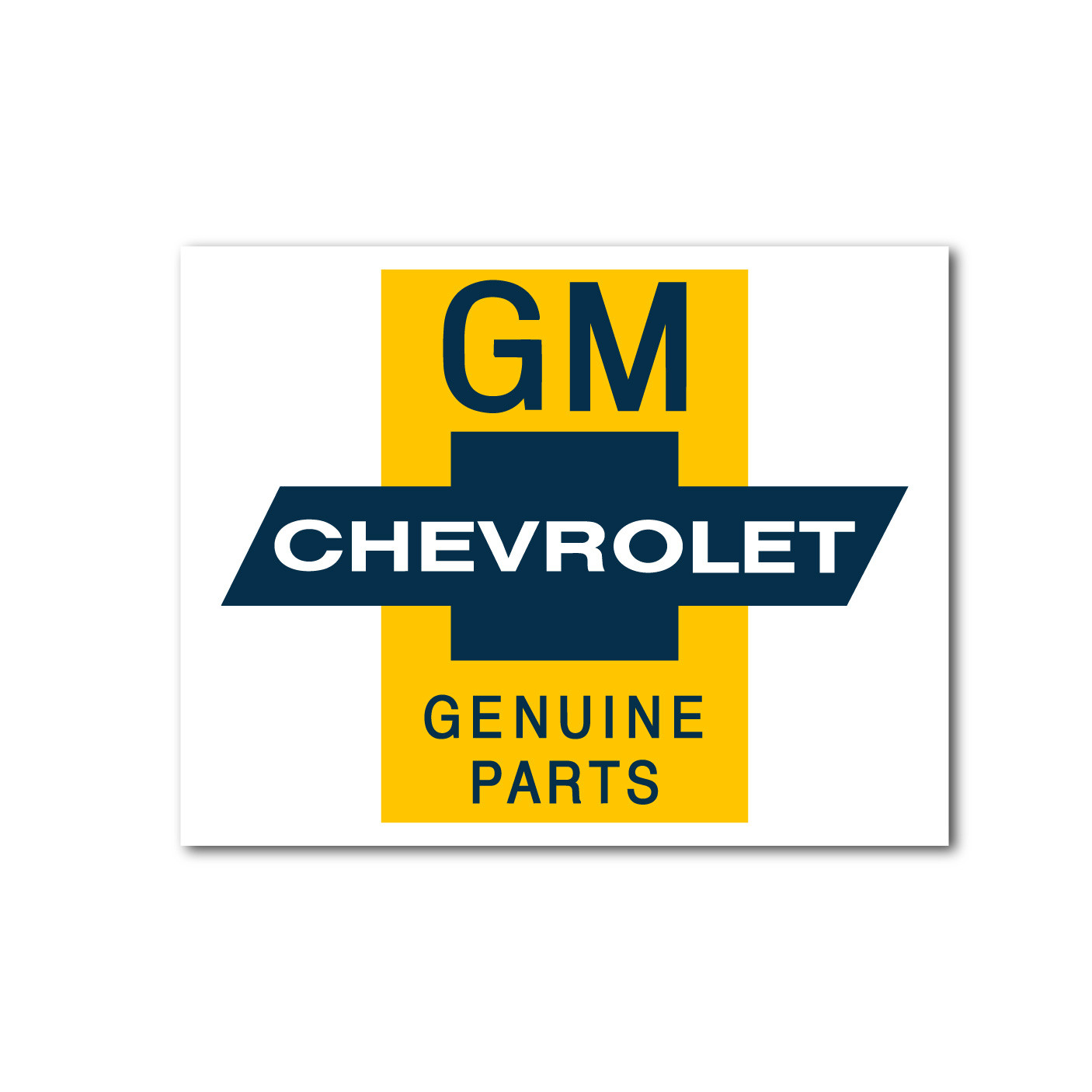 1947-1987 Genuine Chevrolet Parts Decal