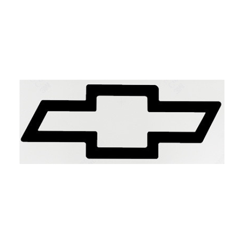 1947-1987 Chevrolet Bowtie Black Decal