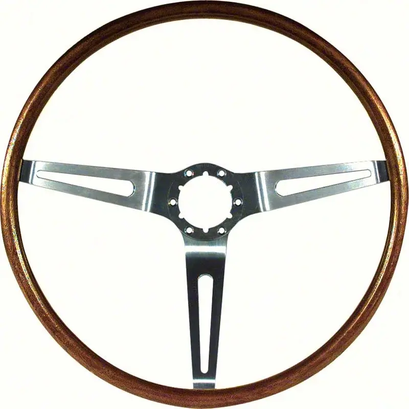1967-1968 Chevrolet Chevelle Camaro Impala Nova Walnut Woodgrain Steering Wheel 16"