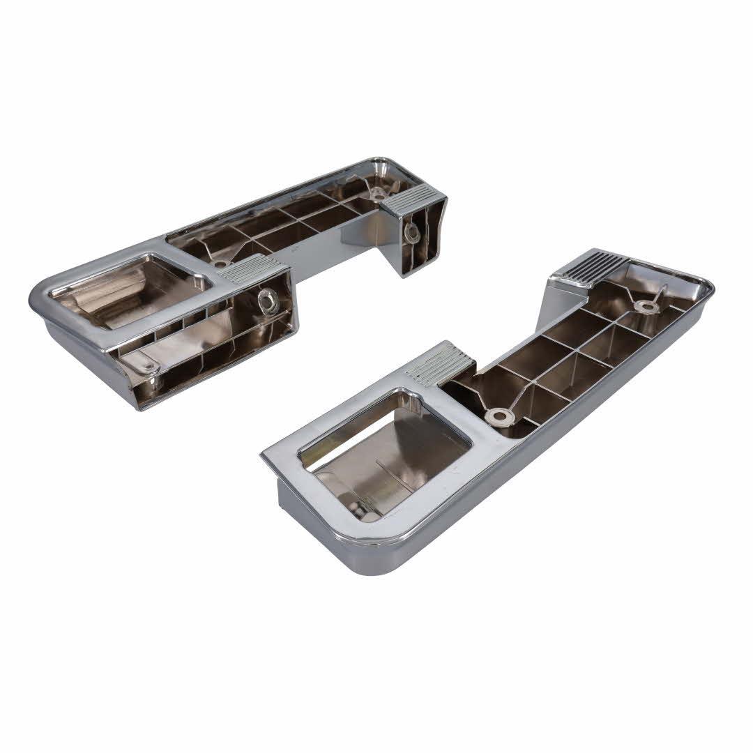 1964-1967 Chevelle Malibu GTO Lemans Rear Chrome Armrest Bases