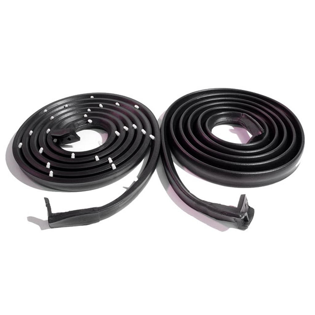 1955-1957 Chevrolet Bel Air 210 & Pontiac 2 Dr Hardtop & Convertible Door Seals W/ Molded Ends Metro