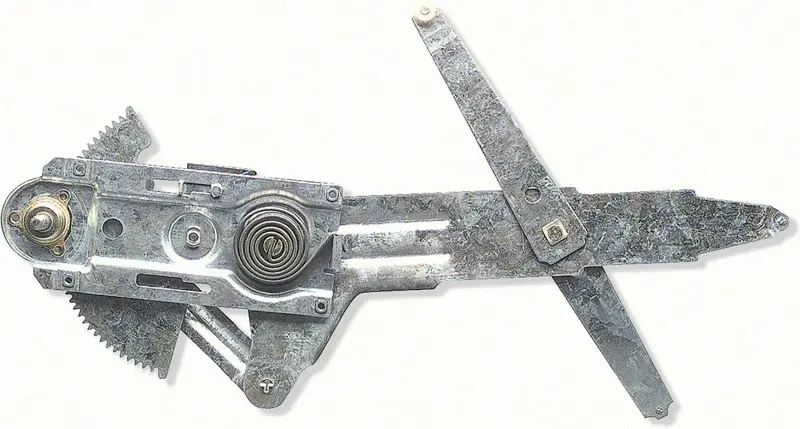1968-1969 Chevrolet Camaro & Firebird LH Manual Door Window Regulator W/ Deluxe Interior