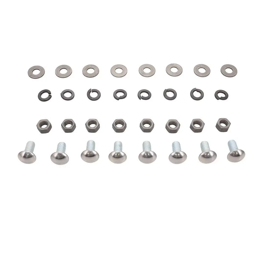 1966 Chevrolet Chevy II / Nova 32pc Rear Bumper Bolt Kit