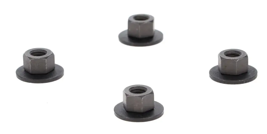 1967-1974 Mopar A Body W/O AC 4pc Blower Motor Nut Set