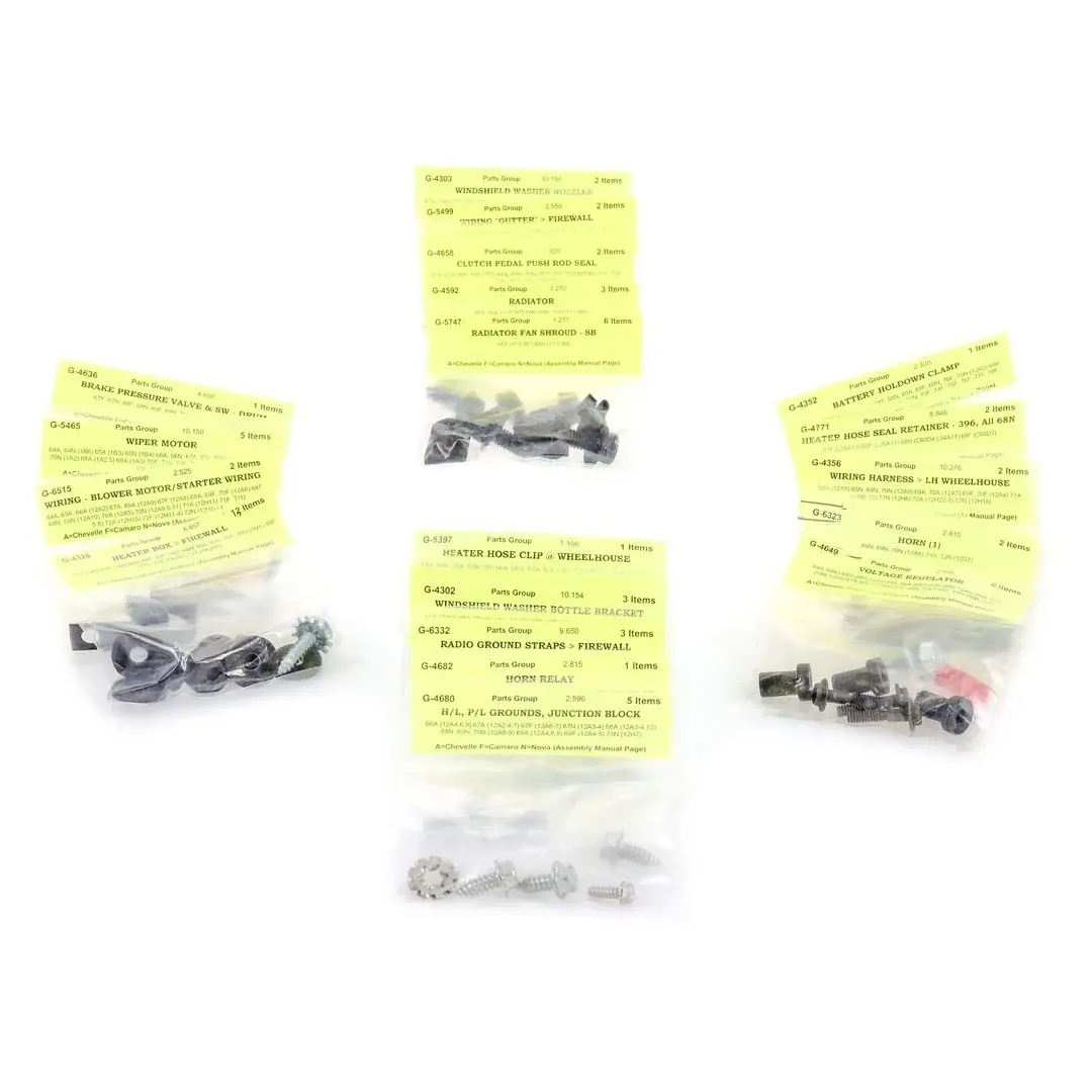 1970 Chevrolet Camaro 111pc Underhood Hardware Kit