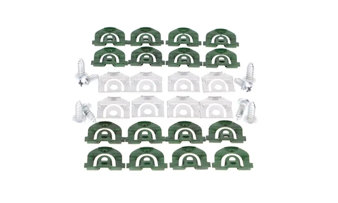 1964-1967 Chevelle, Skylark, Cutlass & GTO 32pc Windshield Molding Clip Kit