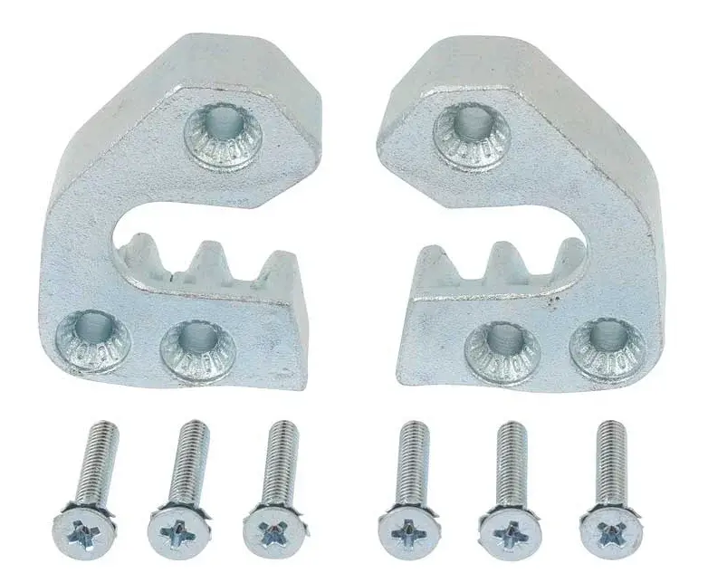 1968-1970 Mopar B Body Door Striker Plates W/ Screws